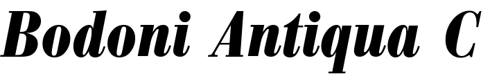 `Bodoni Antiqua Condensed Bold Italic` Preview