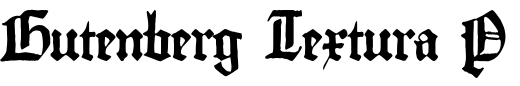 `Gutenberg Textura Pro Regular` Preview