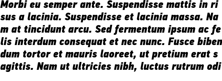 `PF Din Text Pro ExtraBlack Italic Condensed` Preview