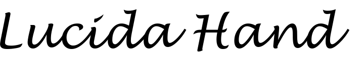 `Lucida Handwriting EF Regular` Preview