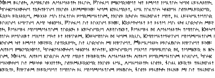`Ultima Runes Regular` Preview