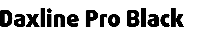 `Daxline Pro Black` Preview