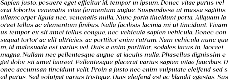 `Regis Italic` Preview