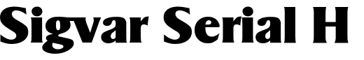 `Sigvar Serial Heavy` Preview