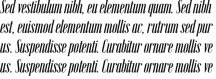 `Emberly Condensed Medium Italic` Preview