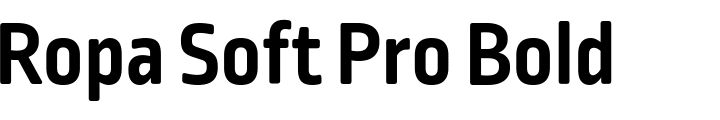 `Ropa Soft Pro Bold` Preview