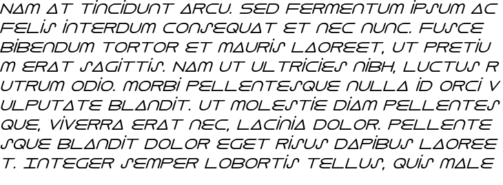 `8th Element Italic` Preview