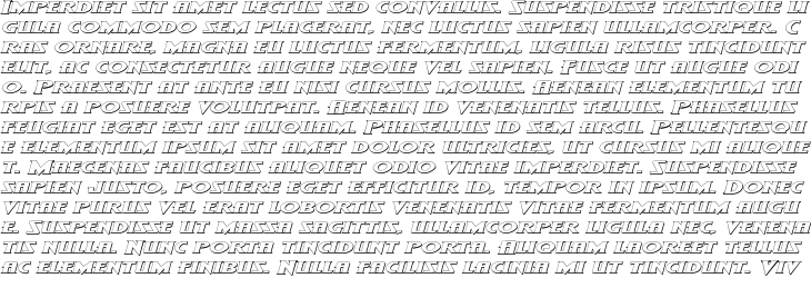 `Wolf's Bane Super-Expand 3D Italic` Preview