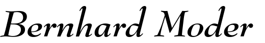 `Bernhard Modern BT Bold Italic` Preview