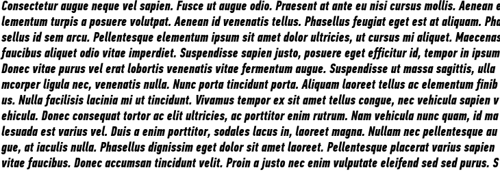 `PF Din Text Pro Bold Italic Compressed` Preview