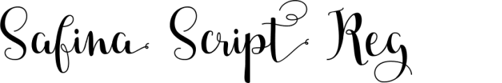 `Safina Script Regular` Preview