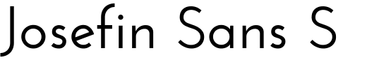 `Josefin Sans SemiBold` Preview