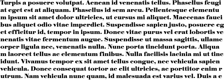 `URW Bodoni T Bold ExtraWide` Preview