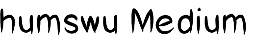 `humswu Medium` Preview