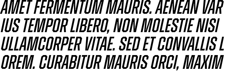`Zuume Edge Cut Medium Italic` Preview