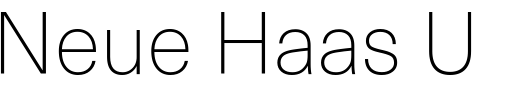 `Neue Haas Unica Extra Light` Preview