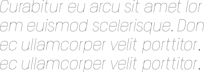 `Roclette Pro Thin Italic` Preview