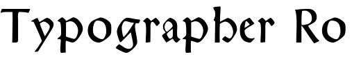 `Typographer Rotunda Regular` Preview