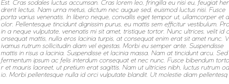 `Coco Gothic Ultra Light Italic` Preview