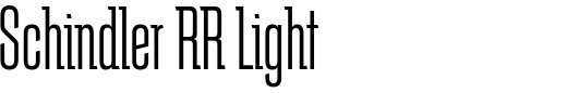 `Schindler RR Light` Preview