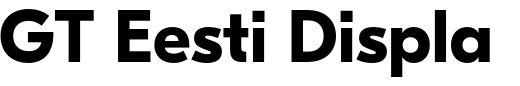 `GT Eesti Display Trial Bold` Preview