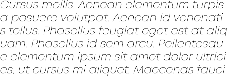 `Mont Extra Light Italic` Preview
