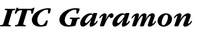 `ITC Garamond Std Bold Italic` Preview