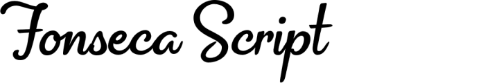 `Fonseca Script Regular` Preview