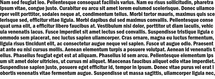 `ST Gothic  Condensed Bold` Preview