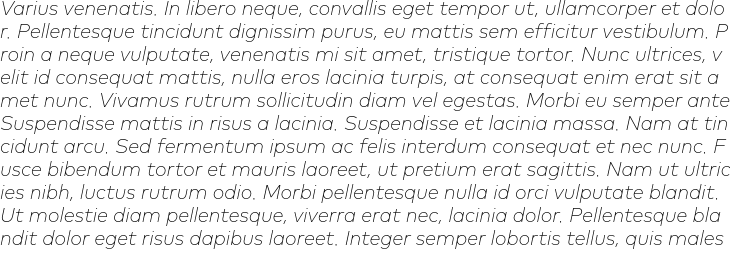 `Mark Pro ExtraLight Italic` Preview
