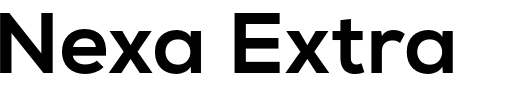 `Nexa ExtraBold` Preview