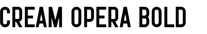 `Cream Opera Bold` Preview