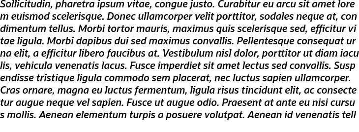 `Oracle Sans Semi Bold italic` Preview