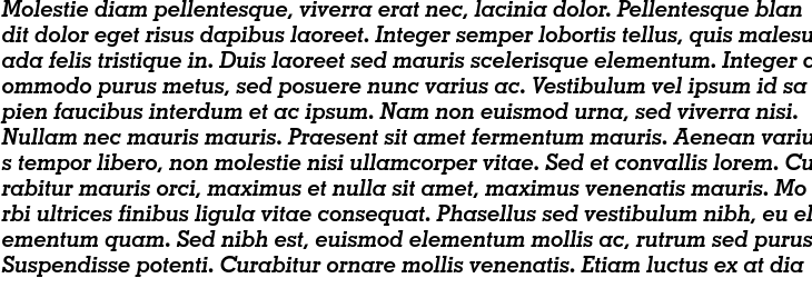 `Geometric Slabserif 703 Bold Italic` Preview