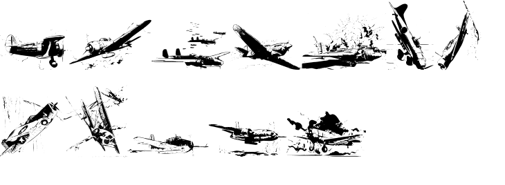 `world war II warplanes 2 Regular` Preview