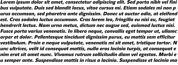 `John Sans Extra Bold Italic` Preview