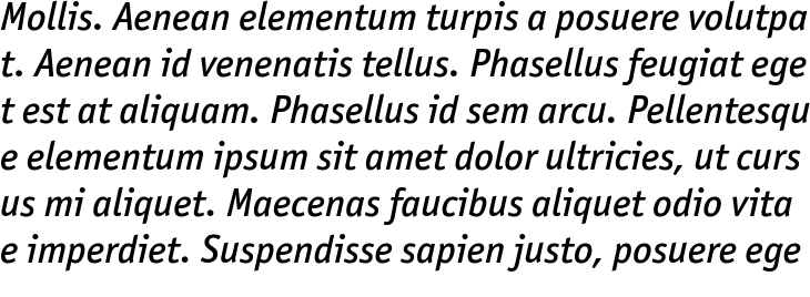 `Officina Sans Medium Italic` Preview