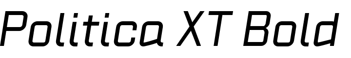 `Politica XT Bold Italic` Preview