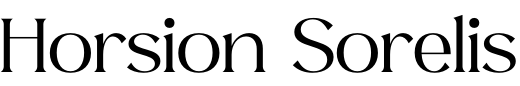 `Horsion Sorelistha Serif Regular` Preview