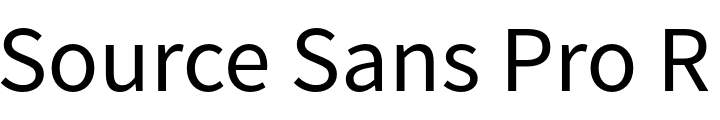 `Source Sans Pro Regular` Preview