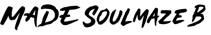 `MADE Soulmaze Brush Regular` Preview
