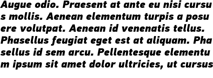 `PF DIN Text Pro ExtraBlack Italic` Preview