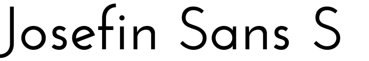 `Josefin Sans SemiBold` Preview