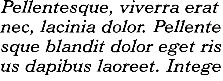 `Bookman BT Italic` Preview