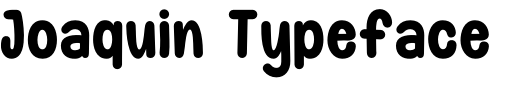 `Joaquin Typeface Semi Bold` Preview