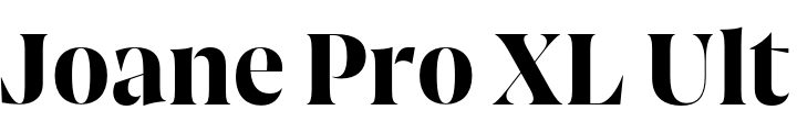 `Joane Pro XL Ultra Bold` Preview