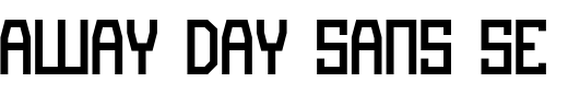 `Away Day Sans Serif Regular` Preview