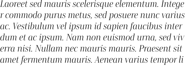 `Mandrel Didone Condensed Light` Preview