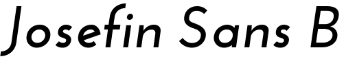 `Josefin Sans Bold Italic` Preview