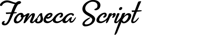 `Fonseca Script Slant Regular` Preview
